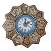 Handgemaakte Perzische Houten Wandklok – Khatam Marqueterie, Katayoon