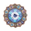Handgemaakte Perzische Houten Wandklok – Khatam Marqueterie, Lona