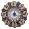Handgemaakte Perzische Houten Wandklok – Khatam Marqueterie, Zarrin