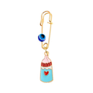 Veiligheidsspeld Broche voor Kinderen – Babyfles Model