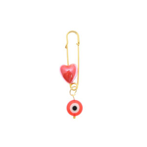 Veiligheidsspeld Broche voor Kinderen – Hart Model