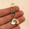 Veiligheidsspeld Broche voor Kinderen – Regenboog Design