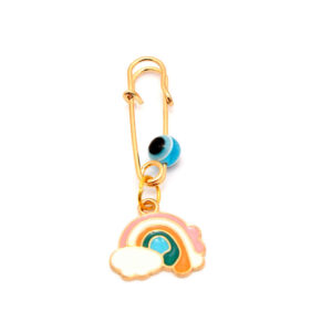 Veiligheidsspeld Broche voor Kinderen – Regenboog Design