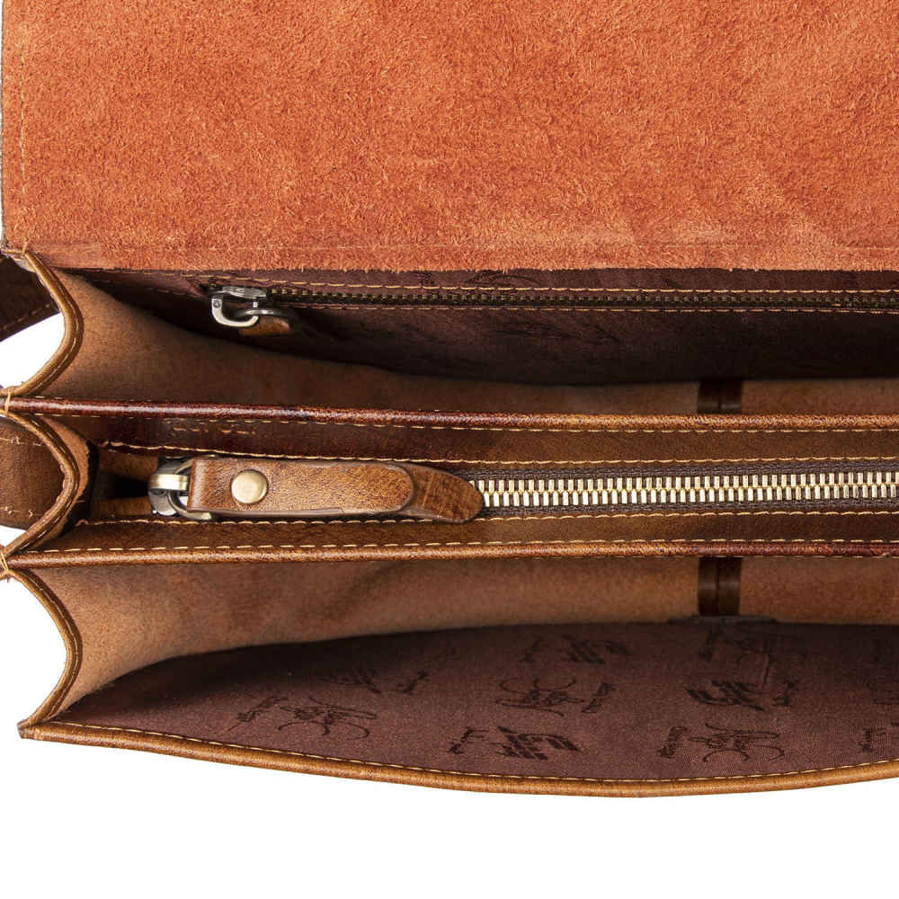 Luxe handgemaakte leren crossbody tas – Aynaz Design