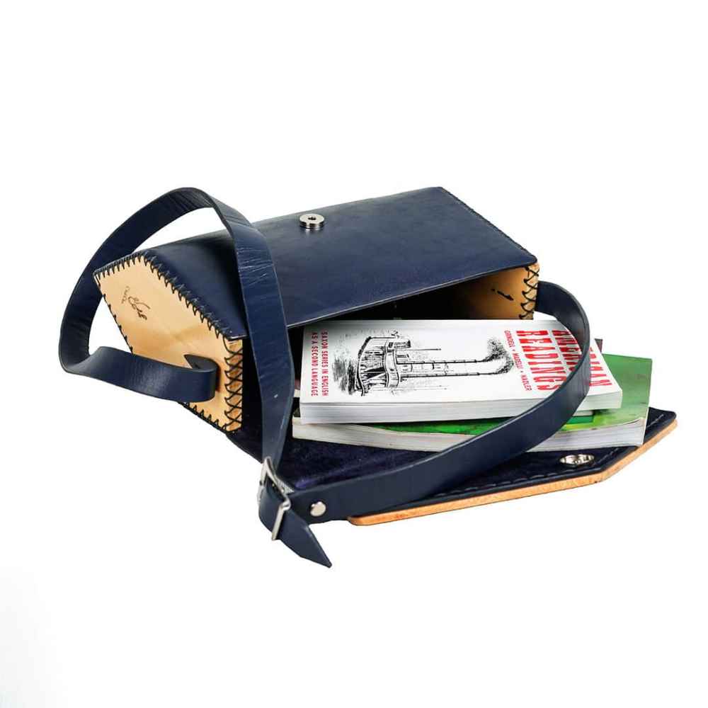 Luxe handgemaakte leren crossbody tas – Darya Edition