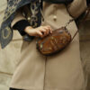 Luxe handgemaakte leren crossbody tas – Hakhamanesh