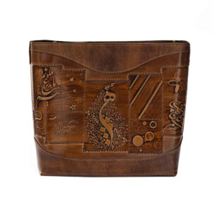 Leren Shopper – Perzische Calligrafie Kimia
