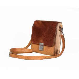 Luxe handgemaakte leren crossbody tas – Mahsa Edition