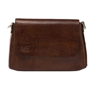 Luxe handgemaakte leren crossbody tas – Popak Edition