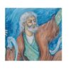 Origineel Perzisch Miniatuurkunst Schilderij: Aquarel – Khayyam, door Rasoul Motamedi