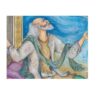 Origineel Perzisch Miniatuurkunst Schilderij: Aquarel – Khayyam, door Rasoul Motamedi