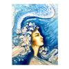 Origineel Perzisch Miniatuurkunst Schilderij: Aquarel op Karton – Niayesh, door Rasoul Motamedi