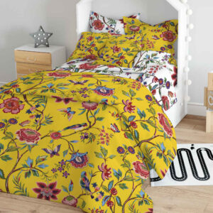5-delige tweepersoons bedlinnen set – Flora