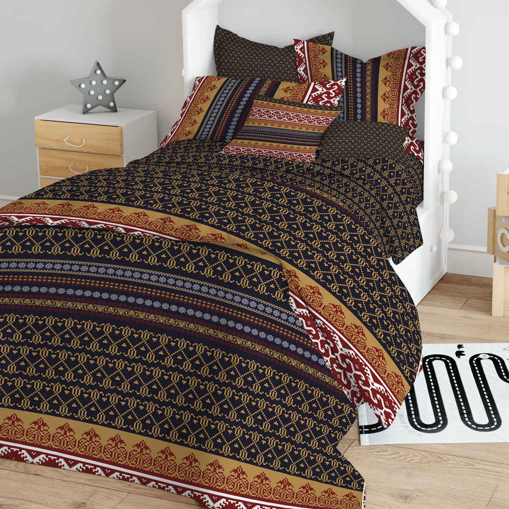 5-delige tweepersoons bedlinnen set – Flora