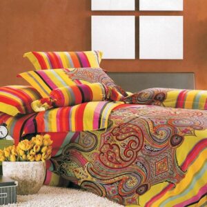 6-delige tweepersoons bedlinnen set – Carina
