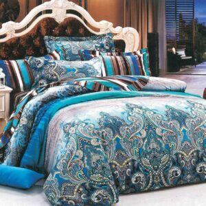 6-delige tweepersoons bedlinnen set – Darya