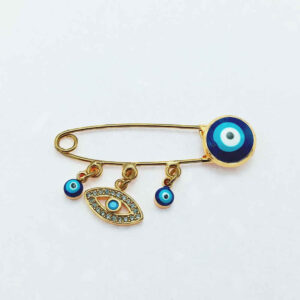 Boze Oog Veiligheidsspeld Broche – Stijlvolle Bescherming