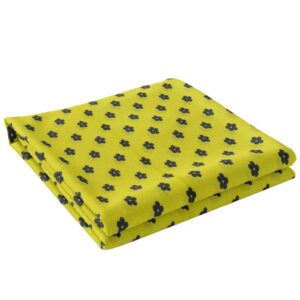 Katoenen tweepersoons plat laken – Floral