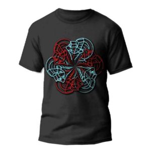 Abstracte Gezichten Kunst T-Shirt – Model Faces