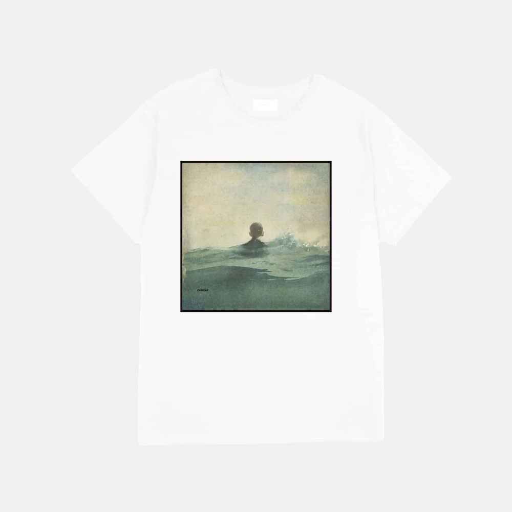 Kalligrafie Kunst T-Shirt – Model Hanooz | Typografie Graphic Tee