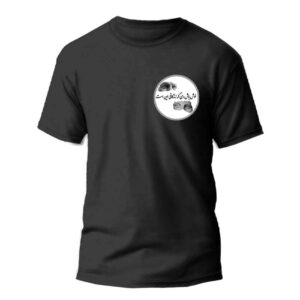 Perzisch T-shirt Khosh Bash — Unisex — Cultureel Design — Zwart