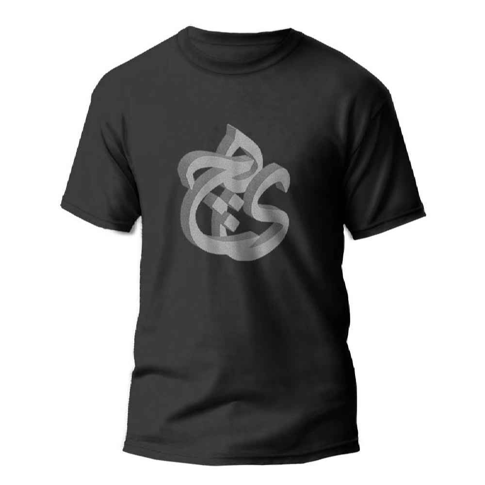 Minimalistisch T-Shirt Model Hich – Zwart