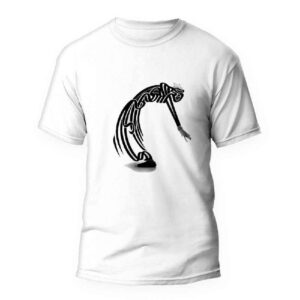 Perzisch T-Shirt Model Raghs Sama – Wit