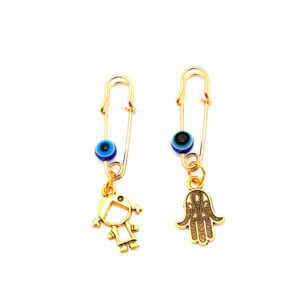 Hamsa Hand Veiligheidsspelden – Broches voor Kinderen (Set van 2)