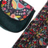 Boheemse Crossbody Schoudertas & Sjaal Set met Vogelmotief