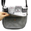 Boheemse Crossbody Schoudertas & Sjaal Set met Schattige Kattenprint