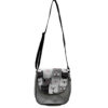 Boheemse Crossbody Schoudertas & Sjaal Set met Schattige Kattenprint