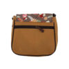 Boheemse Crossbody Schoudertas & Sjaal Set met Vosmotief