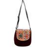 Boheemse Crossbody Schoudertas & Sjaal Set met Traditioneel Design