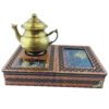 Elegante Houten Theedoos met Geïntegreerde Verwarmer