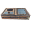 Elegante Houten Theedoos met Geïntegreerde Verwarmer