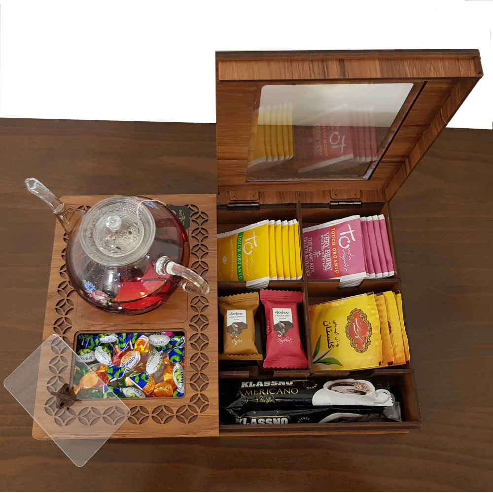 Arnika Design Thee-Organizer Doos met Geïntegreerde Verwarmer