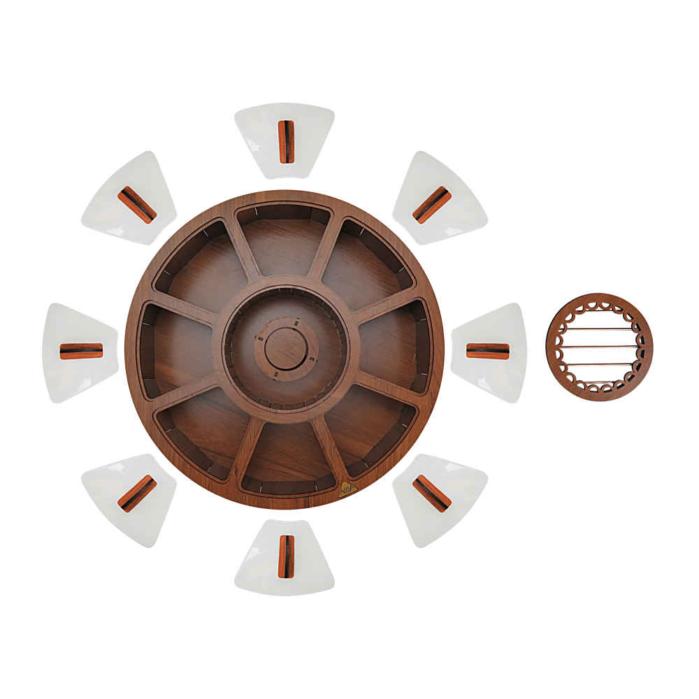Delaram Design Houten Theedoos met Warmtefunctie