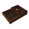 Mahyas Edition Houten Thee-Organizer Doos met Verwarmer