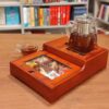 Nafas Design Houten Thee-Organizer Doos met Verwarmer
