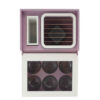 Compacte Houten Thee Opbergbox met Verwarmer – Kantoor & Thuis