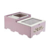 Compacte Houten Thee Opbergbox met Verwarmer – Kantoor & Thuis
