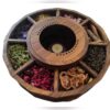 Premium Houten Theedoos met Warmtefunctie voor Warme Thee