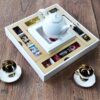 Yasna Model Houten Thee Opbergbox met Geïntegreerde Verwarmer
