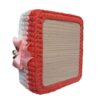 Gehaakte Opbergmand Haleh – Rood & Roze Garen
