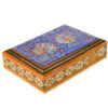 Perzische Houten Kaartenbox – Khatam Tashib met Emaille