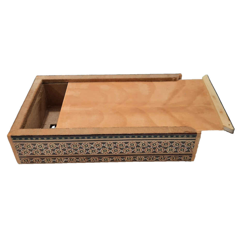 Handgemaakte Perzische Houten Tissuebox-Hoes – Inlegwerk Chavosh