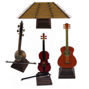 Maquette modelbouwset: Set Perzische muziekinstrumenten replica