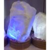 Perzische zoutlamp met houten basis – Almas model