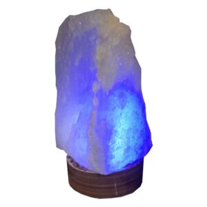 Perzische zoutlamp met houten basis – Almas model