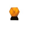Perzische Diamant Zoutlamp – Handgemaakt Bita Design op Houten Basis